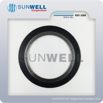 ANSI / ASME Monel400 Spiral Wunddichtung Sunwell Sealing Dichtung